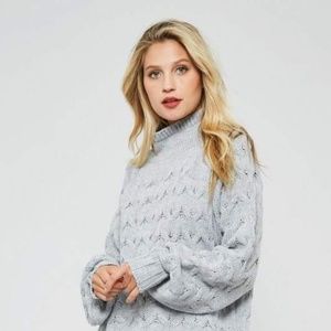 Grey chunky sweater
